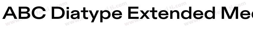 ABC Diatype Extended Medium Unlice字体转换